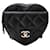 Chanel Heart Mini Belt Bag Black