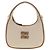 Miu Miu Borsa in Pelle Wonder Canvas Marrone