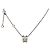 Bulgari Collana in oro bianco e diamanti pavé Multicolore