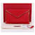 Valentino Clutch Rockstud Envelope Rossa Rosso - vista 10