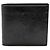 Thom Browne Black Glossy Leather Embossed Icon Bifold Wallet