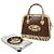 Horsebit 1955 Gucci Kleiner Leder-Tote und Schultertasche mit Top-Handle und Python-Besatz und Horsebit Mehrfarben
