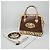 Horsebit 1955 Gucci Kleiner Leder-Tote und Schultertasche mit Top-Handle und Python-Besatz und Horsebit Mehrfarben - Ansicht 2