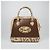 Horsebit 1955 Gucci Kleiner Leder-Tote und Schultertasche mit Top-Handle und Python-Besatz und Horsebit Mehrfarben - Ansicht 3