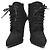 Saint Laurent Stivaletti con lacci Kiki Nero - vista 2