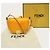 Fendi Borsa a tracolla Moonlight Saddle in pelle arancione - vista 7