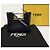Way Fendi Piccola borsa a tracolla in pelle con logo FF nero - vista 7