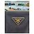 Prada Borsa Tote Saffiano Lux Gold con Doppia Cerniera Nero - vista 16