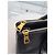 Prada Borsa Tote Saffiano Lux Gold con Doppia Cerniera Nero - vista 19