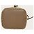 Fendi Mini borsa a secchiello Montrezzo in shearling con logo FF marrone - vista 6