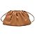 Bottega Veneta Mini borsa a tracolla dumpling in pelle color cammello Marrone