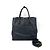 Prada Borsa Tote e Borsa a Spalla Vittelo Daino Black Nero - vista 4