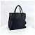 Prada Borsa Tote e Borsa a Spalla Vittelo Daino Black Nero - vista 5