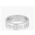 Maison Martin Margiela Anello in argento con logo con numerazione incisa - vista 4