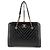 Chanel Borsa a tracolla shopper in pelle di vitello chevron con catena Nero - vista 2