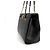Chanel Borsa a tracolla shopper in pelle di vitello chevron con catena Nero - vista 4