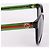 Gucci Occhiali da sole unisex con logo laterale a tre linee Verde - vista 5