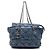 Chanel Nylon Paris Byzantine Tweed On Stitch Schultertasche Blau
