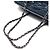Chanel Nylon Paris Byzantine Tweed On Stitch Schultertasche Blau - Ansicht 5