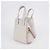 Loewe Bolsa Hammock compacta em couro de bezerro de grão macio Prata - vista 2