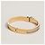 Hermès Pulsera Mini Click Kelly Oro Marrón Glacé Naranja - vista 3