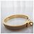 Hermès Pulsera Mini Click Kelly Oro Marrón Glacé Naranja - vista 9