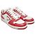 Prada Baskets en cuir Downtown avec logo triangle rouge