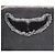Zadig & Voltaire Clutch in denim con tracolla grigia Marrone - vista 2