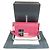 Chanel Borsa Boy Caviar Boy Bag Medium Catena Argentata Borsa a Spalla Rossa Rosso - vista 3