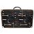 Fendi Tool Print Silver Stud Suitcase Black