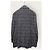 Dior Chaqueta de algodón cannage tweed negro y azul - vista 3