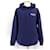 Balenciaga Langarm-Kapuzenpullover mit Wave-Logo Blau  - Ansicht 4