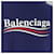 Balenciaga Langarm-Kapuzenpullover mit Wave-Logo Blau  - Ansicht 8