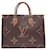 Louis Vuitton Monogram On The Go MM Marrone