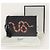 Gucci Clutch Black GG Supreme Snake Nero - vista 6
