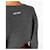 Miu Miu Kaschmirstrickpullover mit weißem Logo Grau Braun  - Ansicht 9