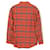 Céline Camicia in cotone a quadri oversize Rosso  - vista 2