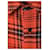 Céline Camicia in cotone a quadri oversize Rosso  - vista 3