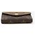 Louis Vuitton Cartera Zoe Monogram y Monogram Reverse Cartera Compacta Tarjetero Castaño - vista 4
