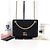 Miu Miu Borsa a tracolla trapuntata con catena Nero - vista 4