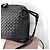 Bottega Veneta Borsa a tracolla Intrecciato Nodini Nera Nero - vista 9