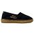 Saint Laurent Espadrille con logo ricamato Nero