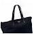 Prada Borsa shopper in nylon con logo triangolare, borsa a tracolla Nero - vista 5