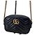 Gucci Borsa a tracolla mini GG Marmont nera Nero