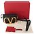 Valentino Superbee Crossbody Small con Logo Oro Nero - vista 8