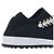Jimmy Choo Sneaker slip-on in maglia BQT BLACK WHITE da donna Nero - vista 10