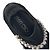 Jimmy Choo Sneaker slip-on in maglia BQT BLACK WHITE da donna Nero - vista 7