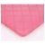 Chanel Clutch grande in pelle di agnello placcata oro CC rosa - vista 10