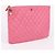 Chanel Clutch grande in pelle di agnello placcata oro CC rosa - vista 4