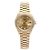 Rolex Reloj Datejust para mujer en oro con bisel engastado Dorado